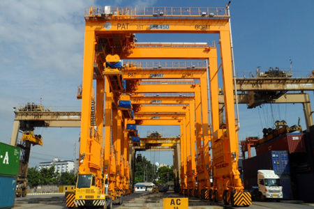 Rubber Tyre Container Gantry Crane